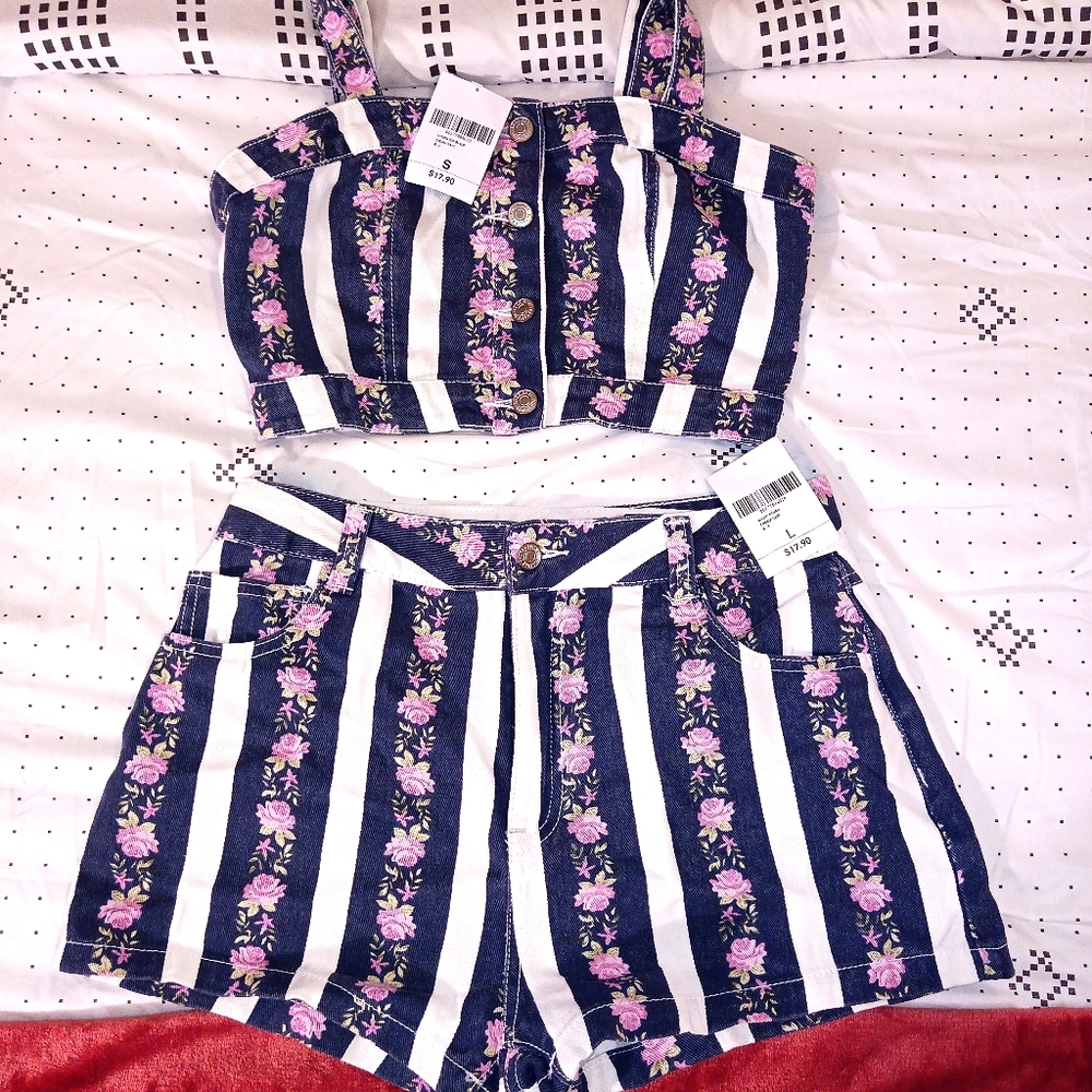 Forever 21 top and short set